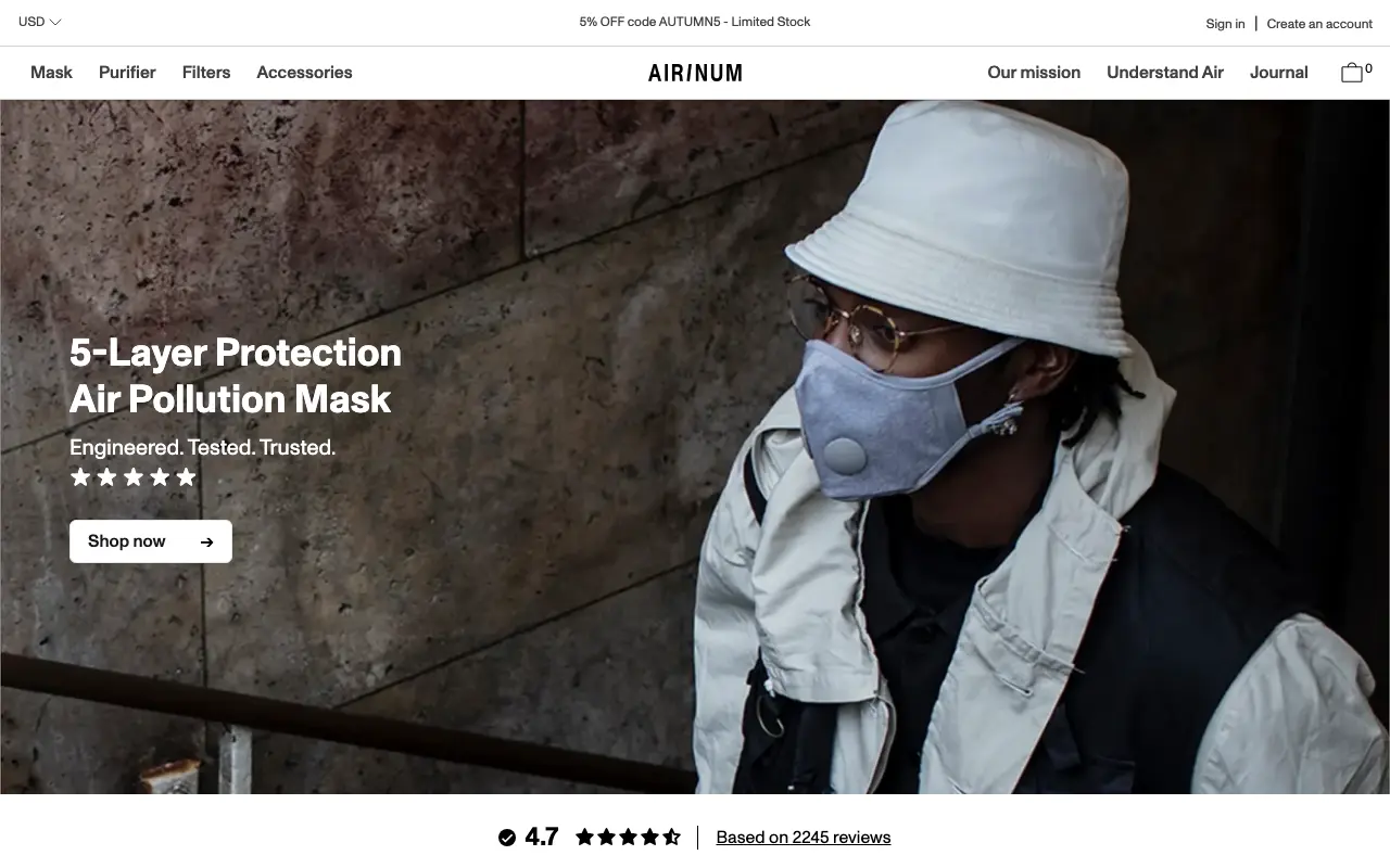 Airinum - Homepage