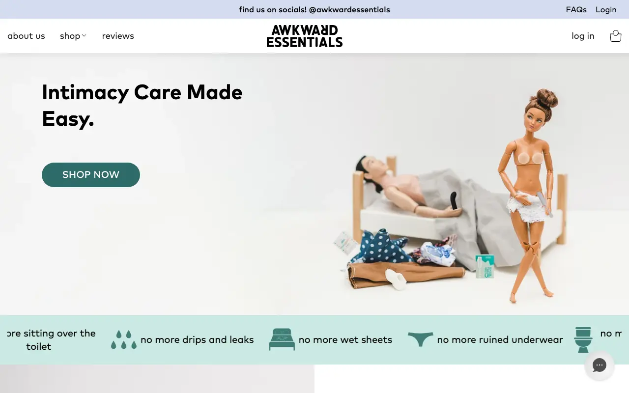 Awkward Essentials - Homepage