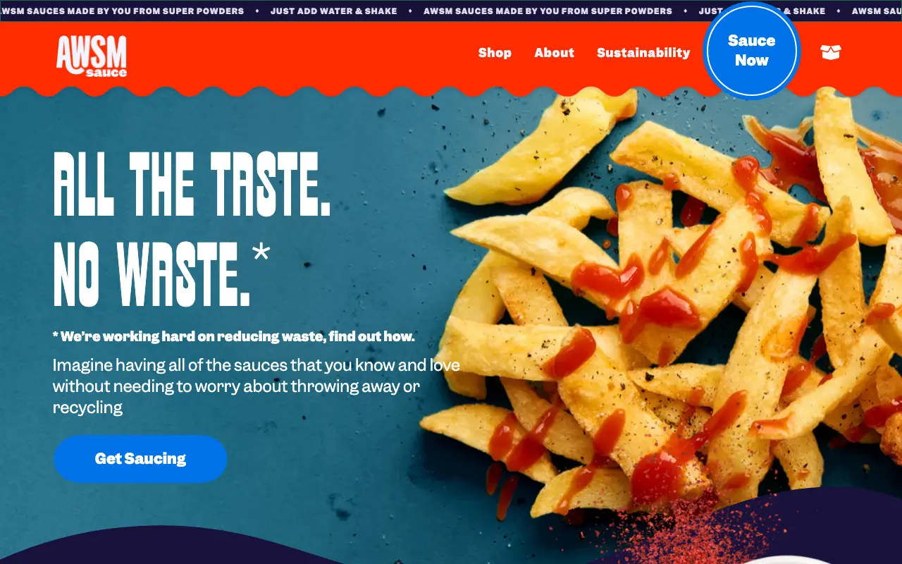 AWSM Sauce - Homepage