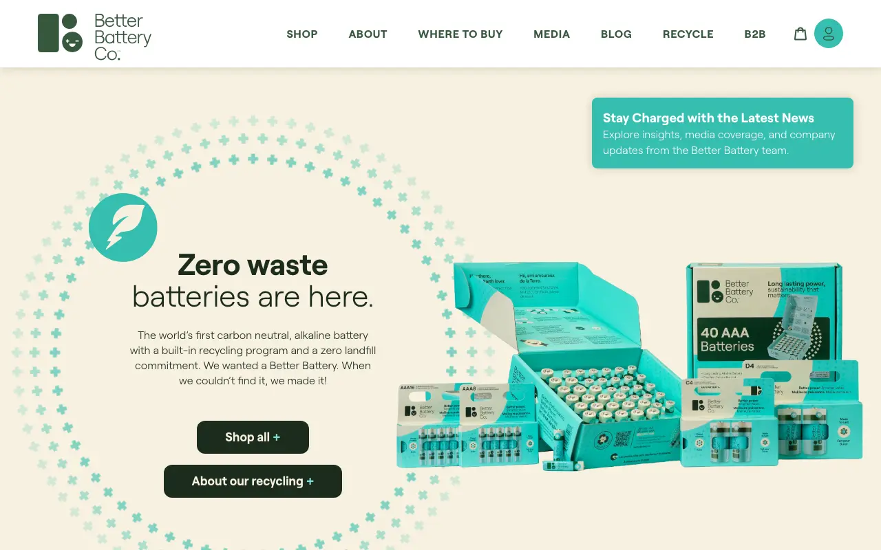 Better Battery Co - Homepage