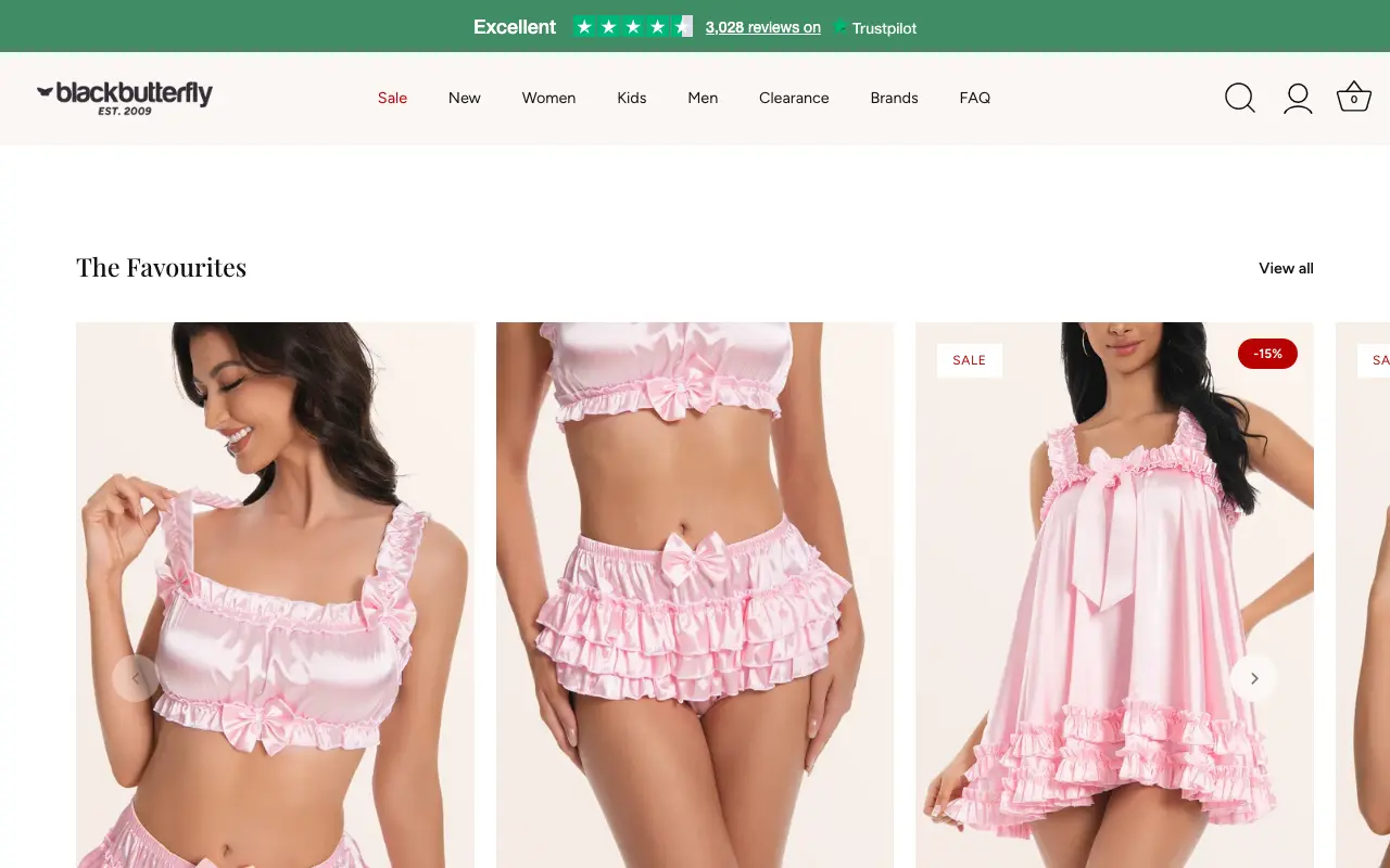 Black Butterfly - Homepage