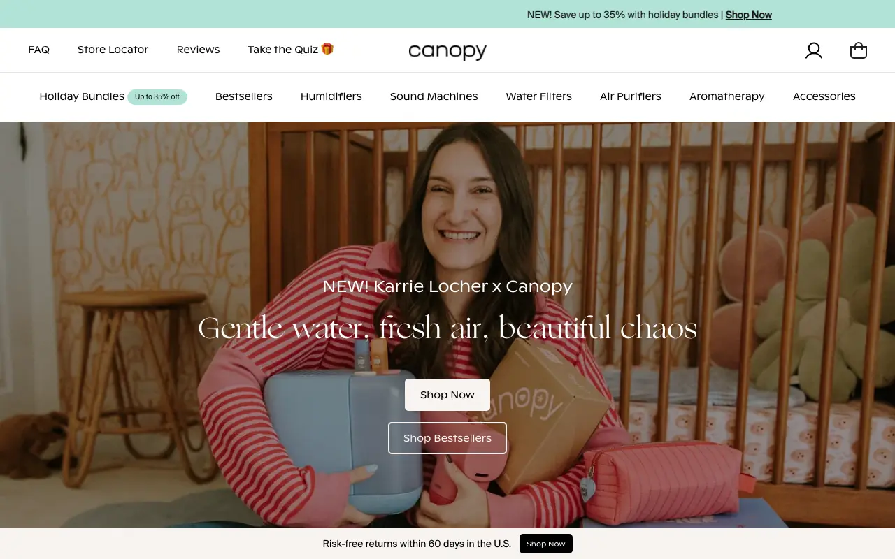 Canopy - Homepage