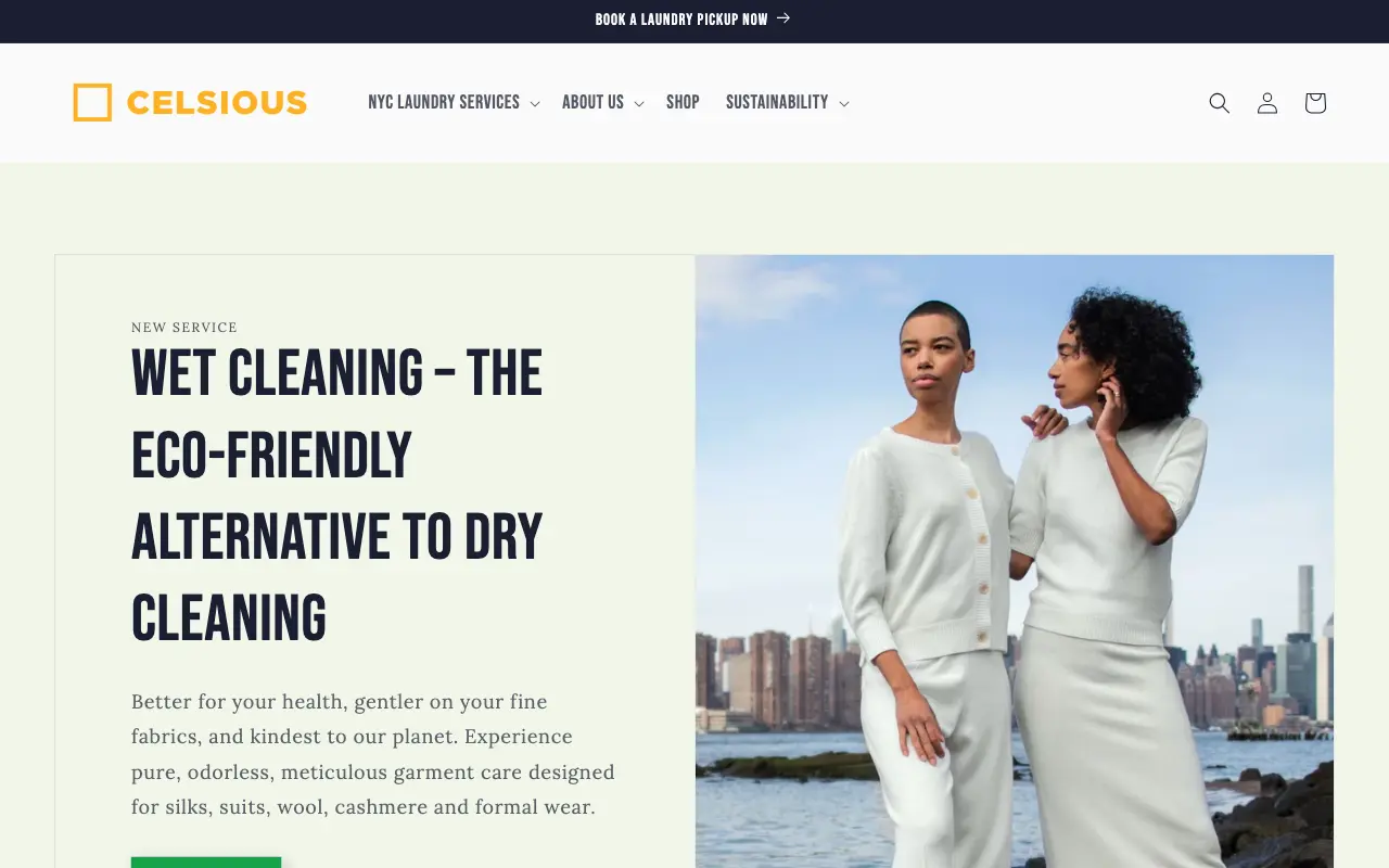 Celsious - Homepage