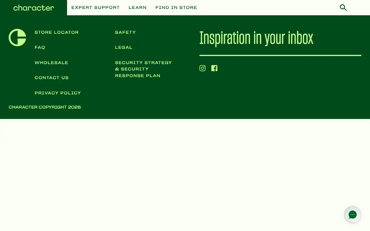 Character - Homepage