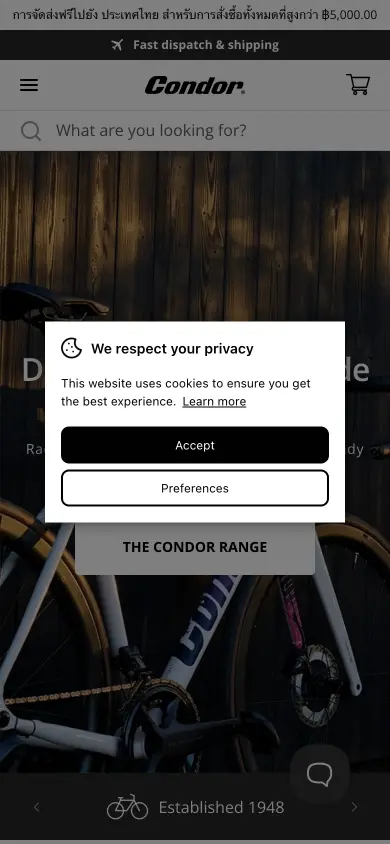 Condor Cycles - Mobile