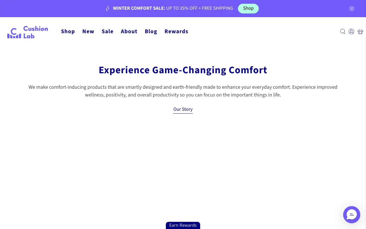 Cushion Lab - Homepage