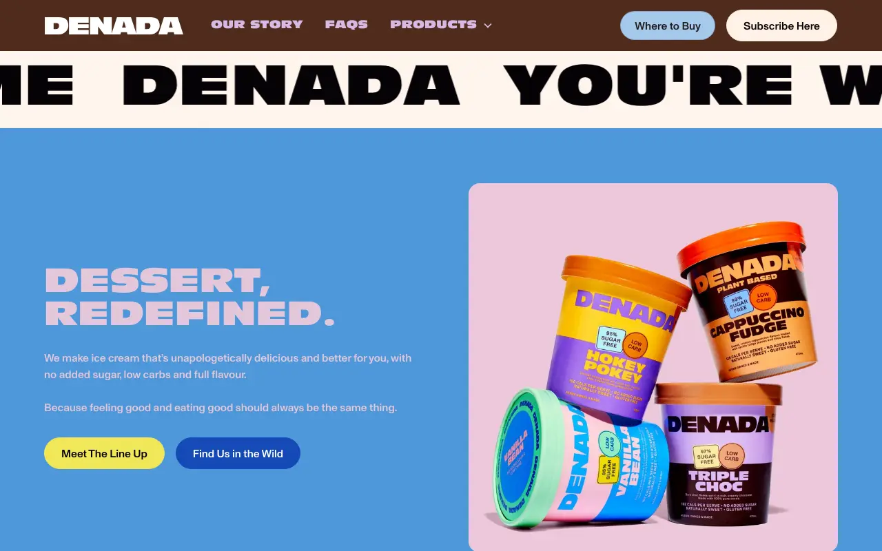Denada - Homepage