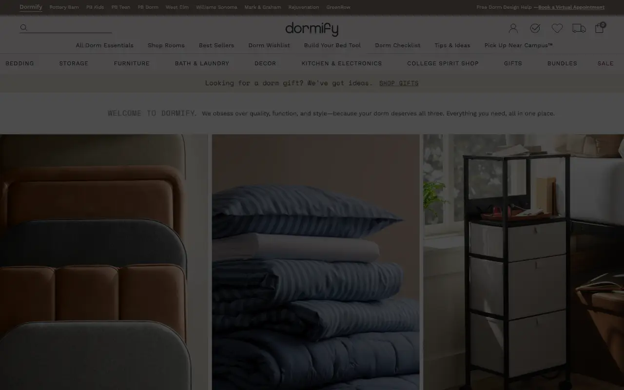 Dormify - Homepage