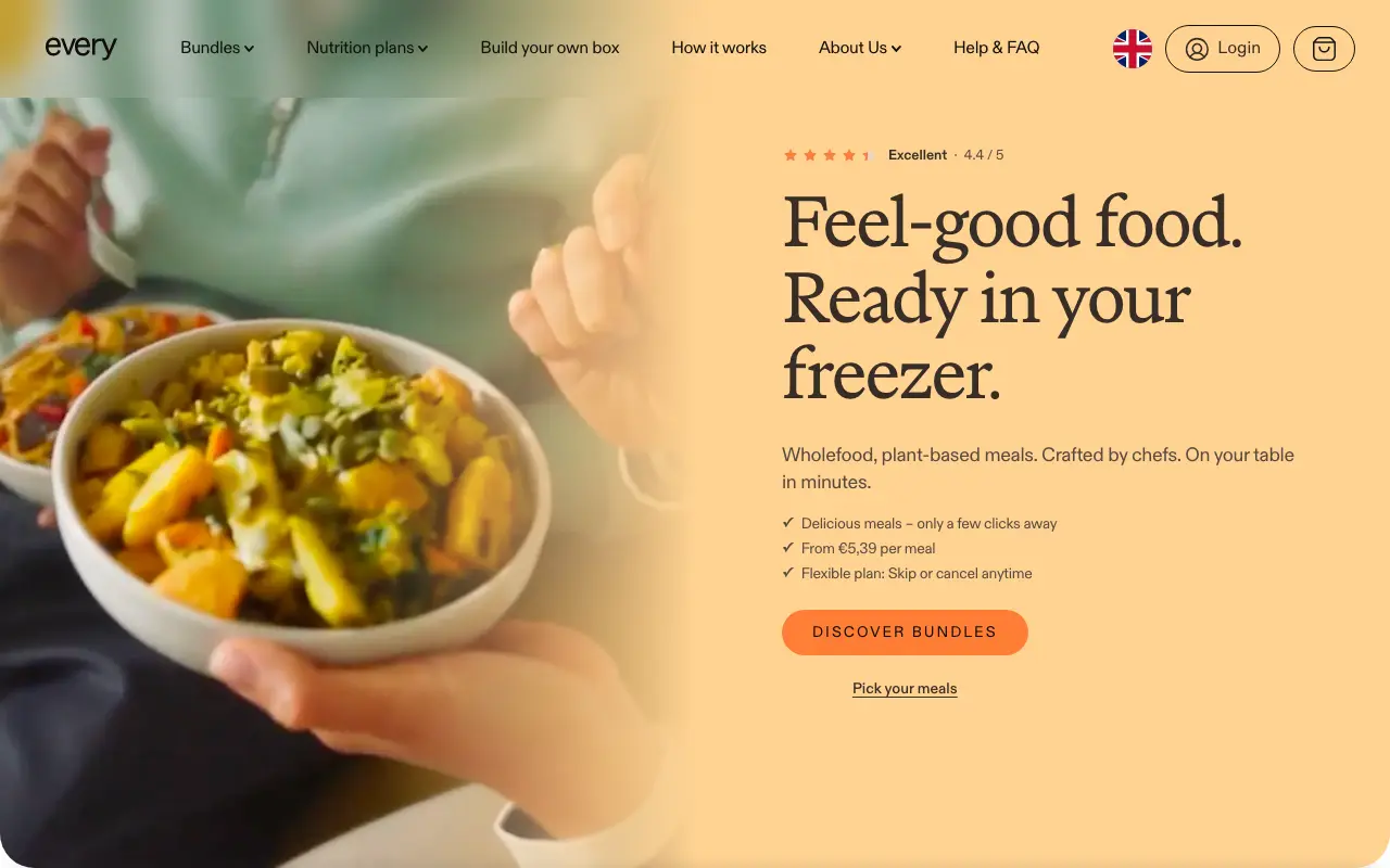 Every-Foods - Homepage