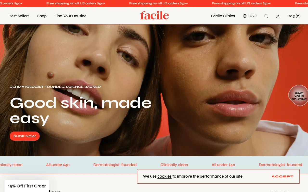 Facile - Homepage