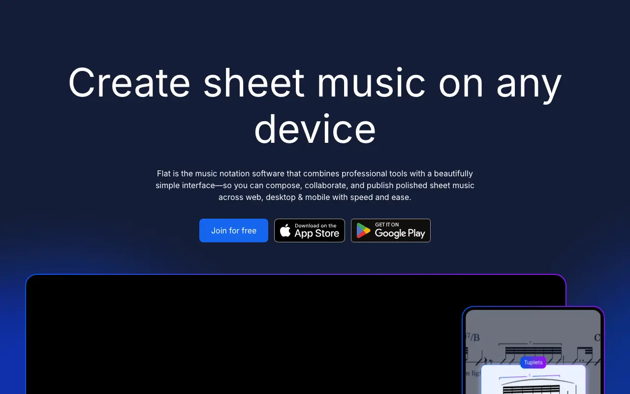 Flat - Homepage