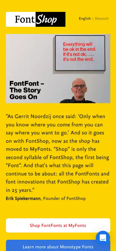 FontShop - Mobile