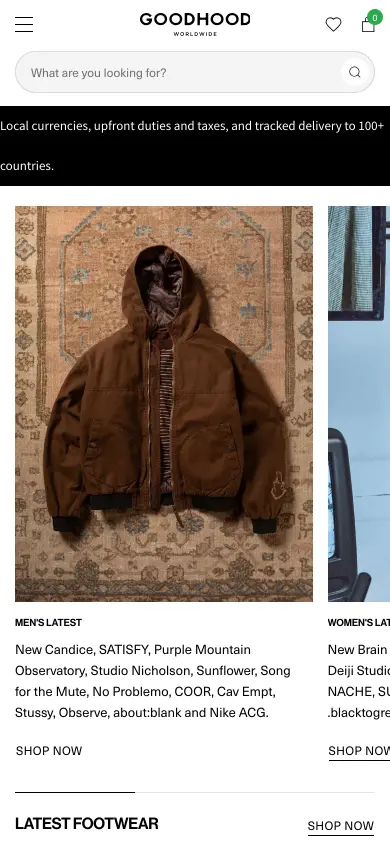 Goodhood - Mobile