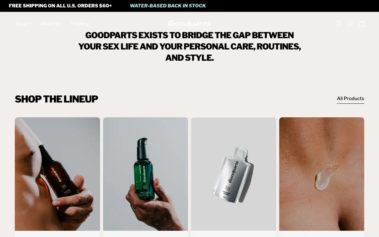 Goodparts - Homepage