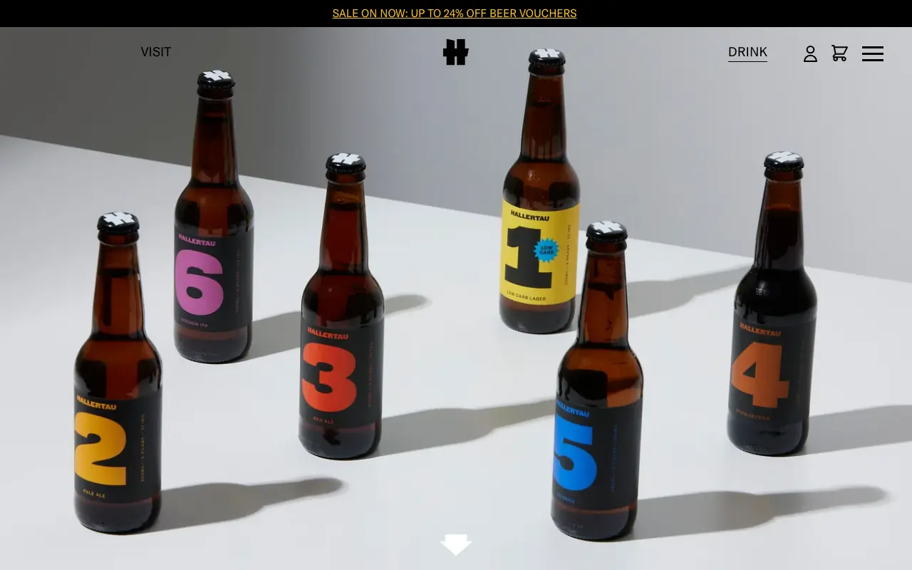 Screenshot of Hallertau NZ