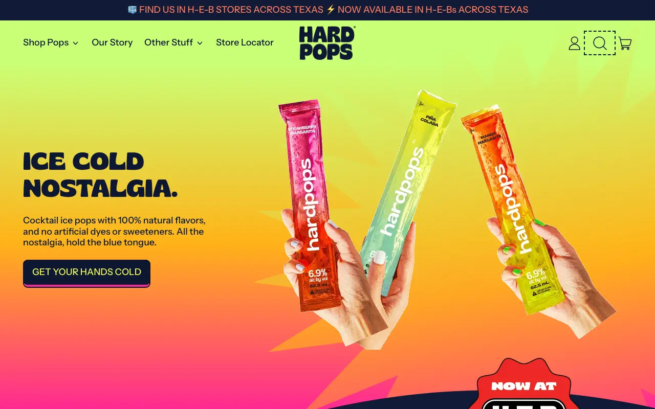 Hardpops - Homepage
