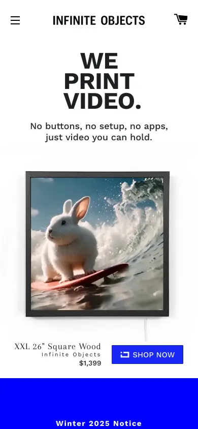 Infinite Objects - Mobile