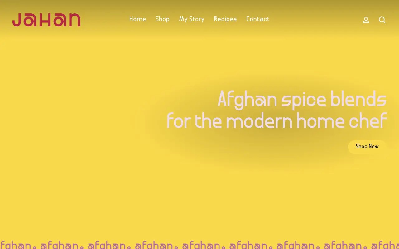 Jahan - Homepage