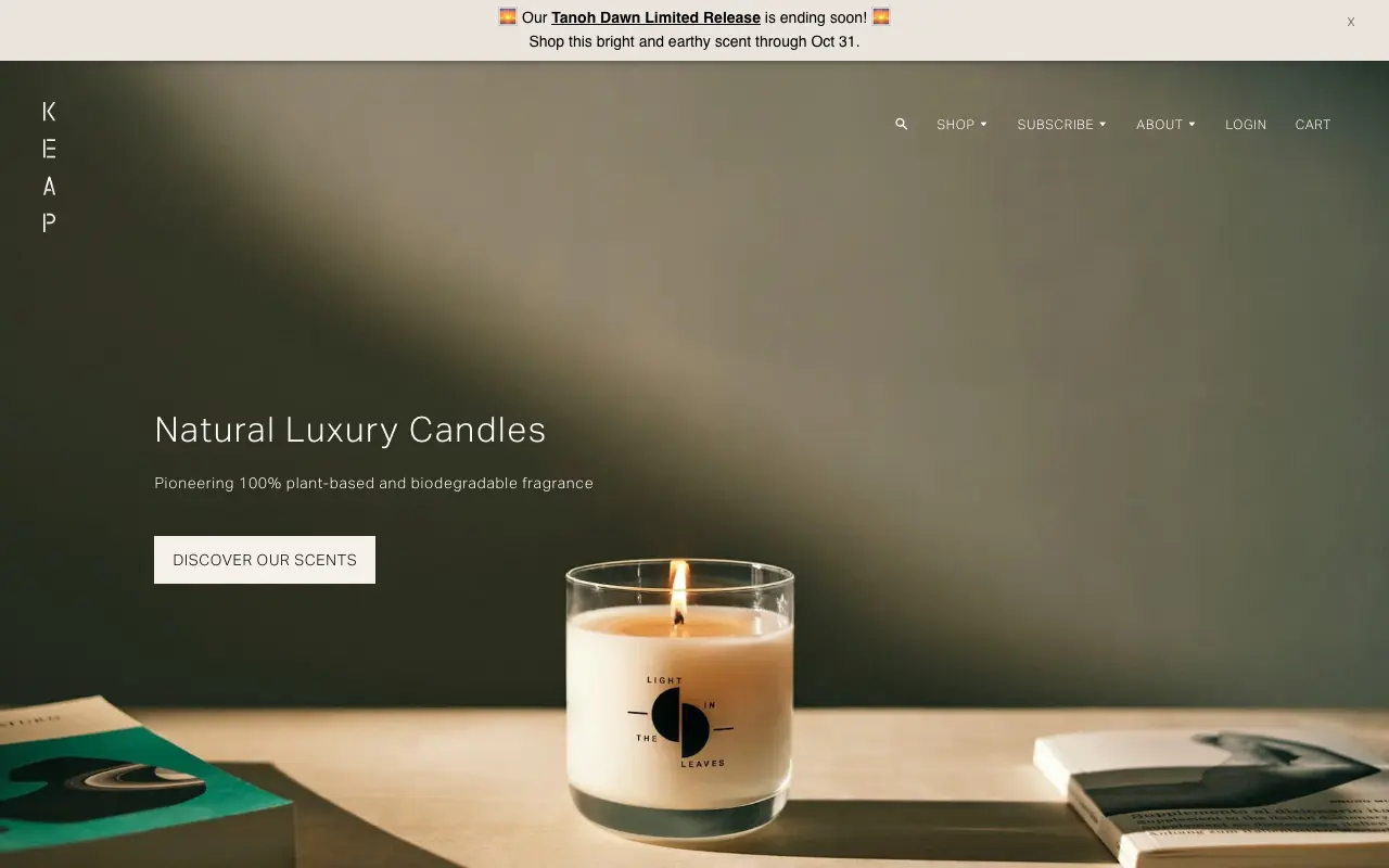 Keap - Homepage