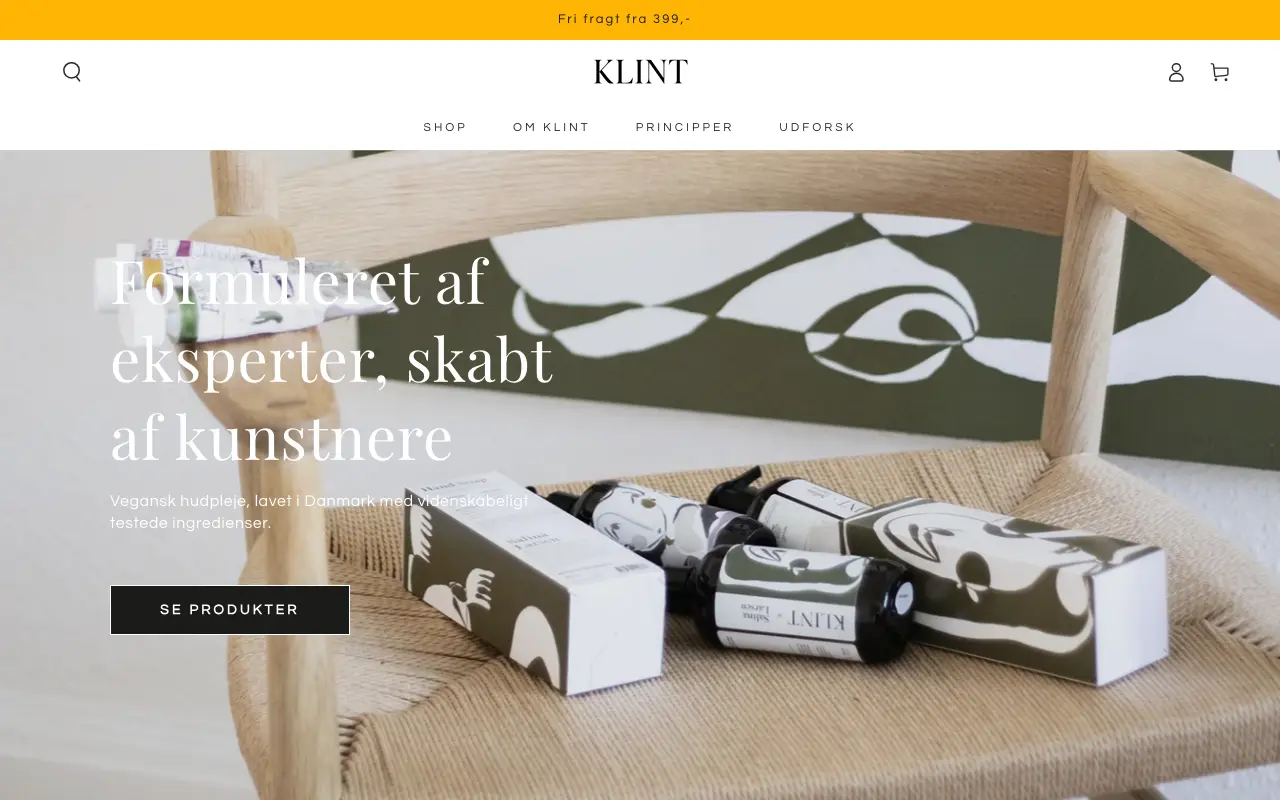 Klint - Homepage