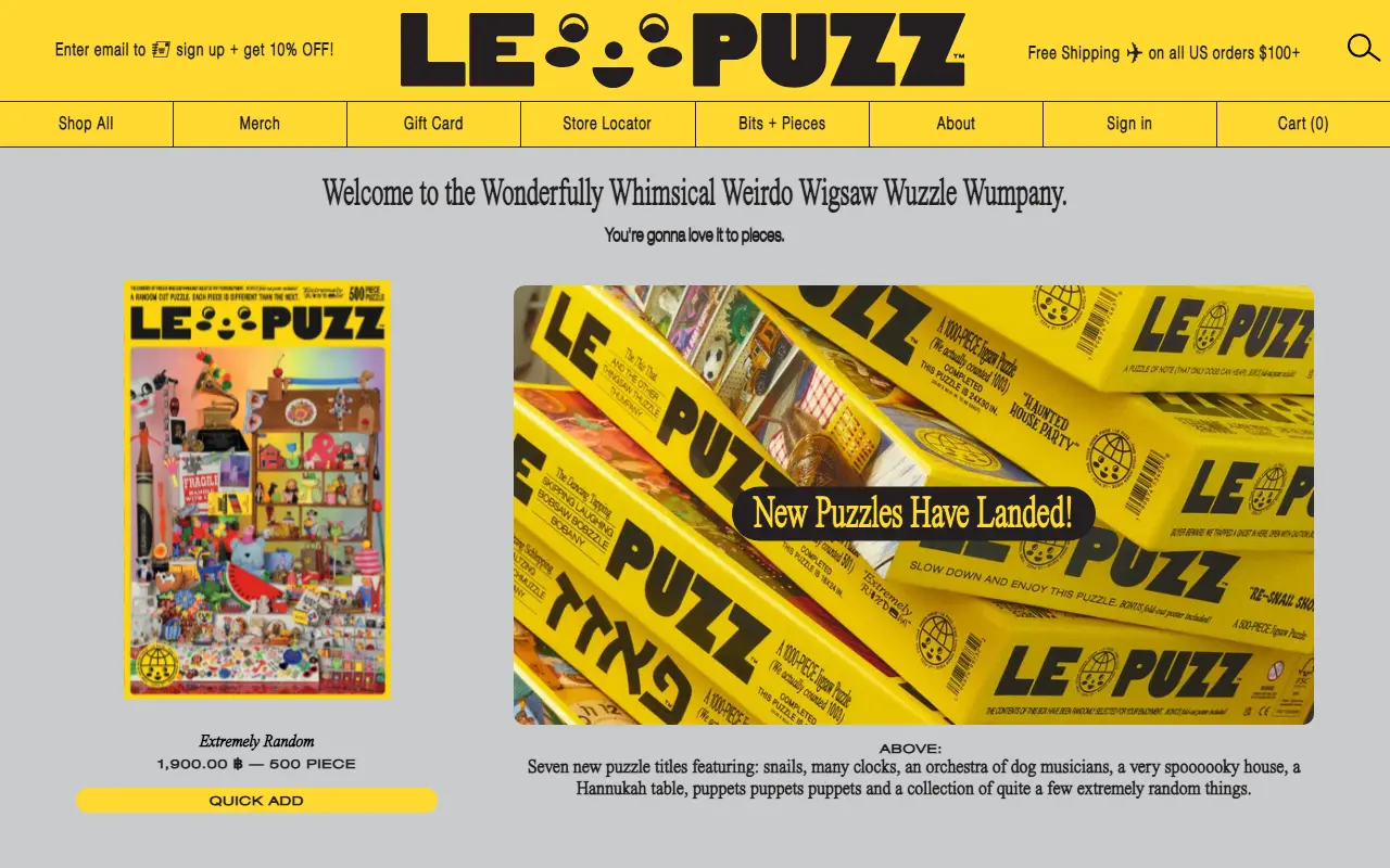 Le Puzz - Homepage