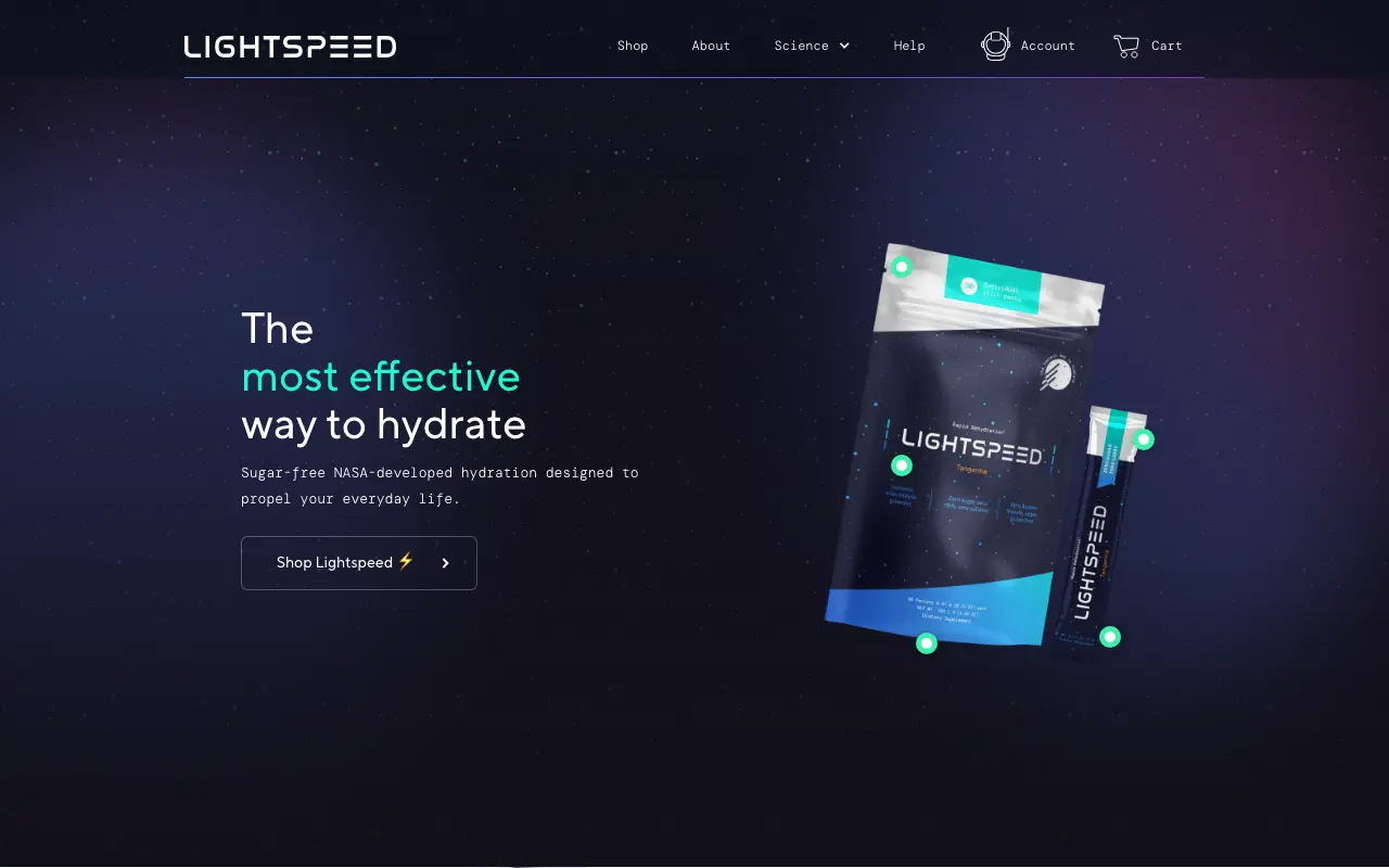 Lightspeed - Homepage
