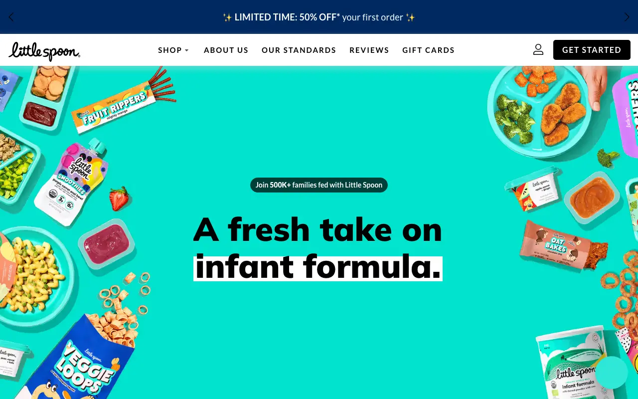Little Spoon - Homepage