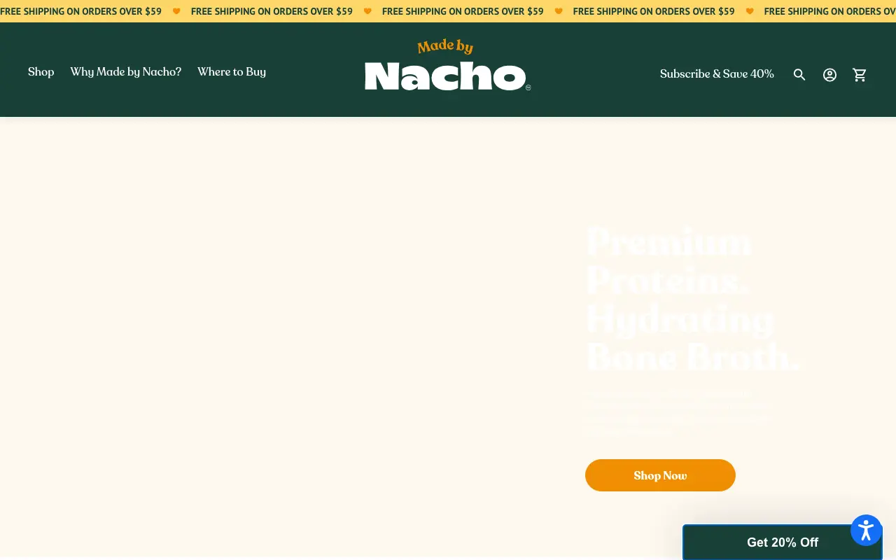 Made by Nacho - Homepage
