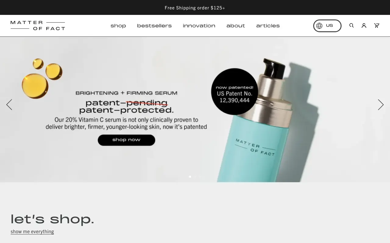 Matter of Fact - Homepage