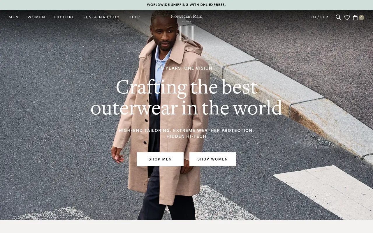 Norwegian Rain - Homepage