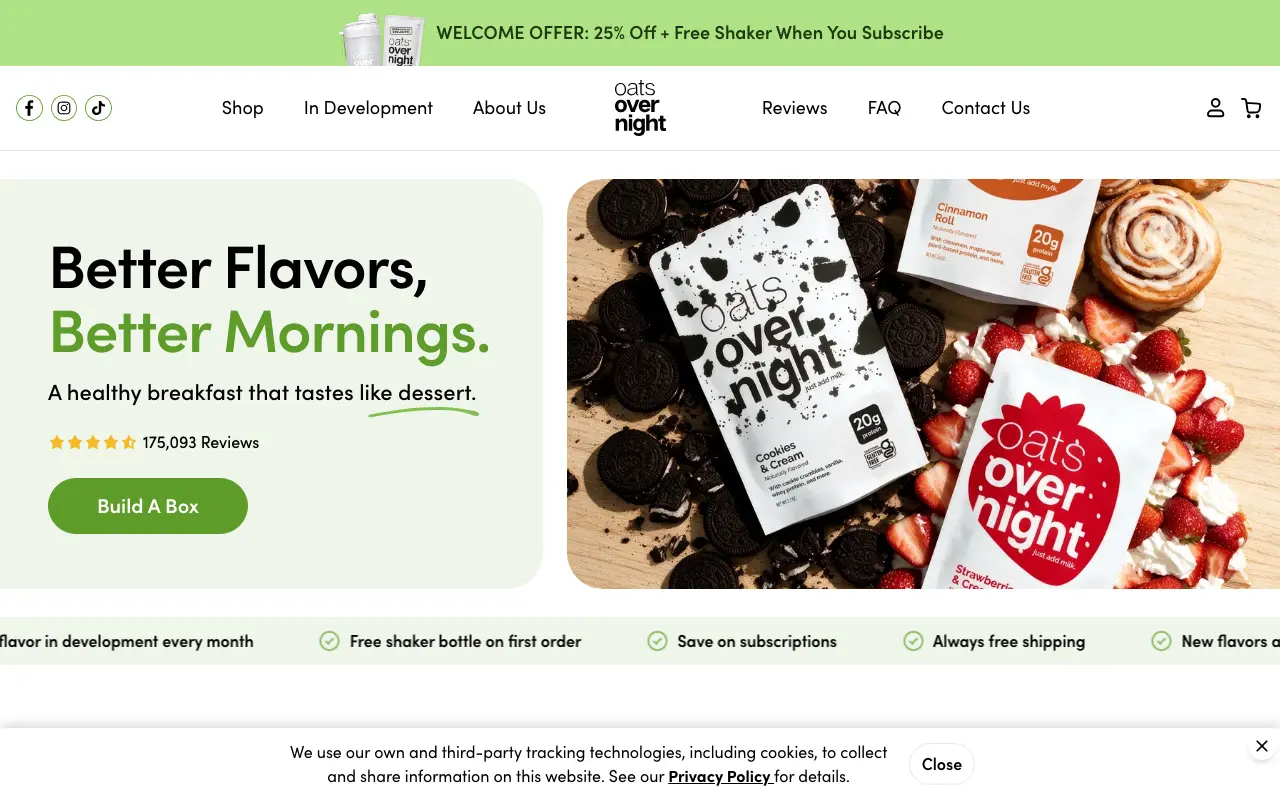 Oats Overnight - Homepage
