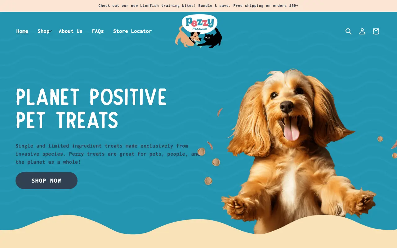 Pezzy Pets - Homepage