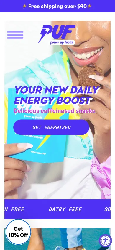 Power Up Foods - Mobile