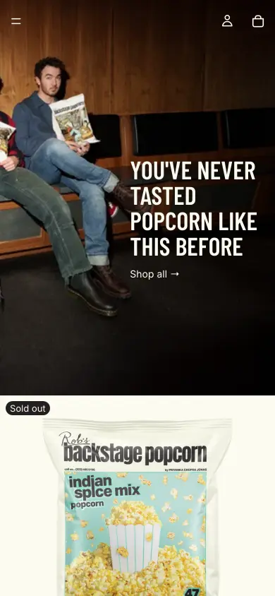 Rob’s Popcorn - Mobile
