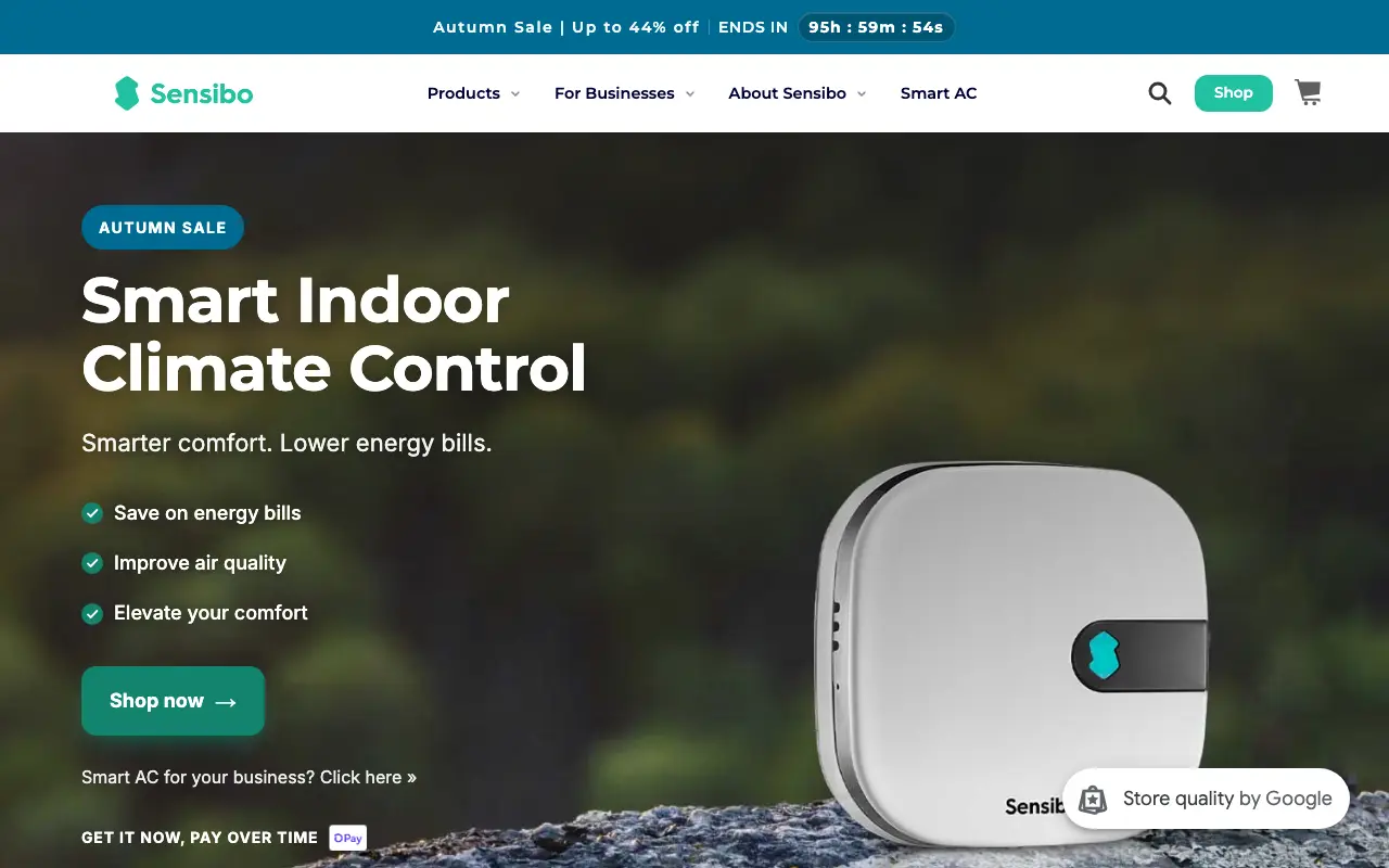 Sensibo - Homepage