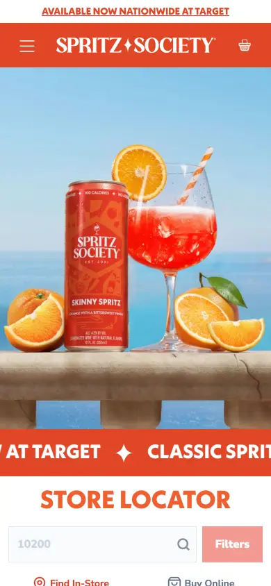 Spritz Society - Mobile