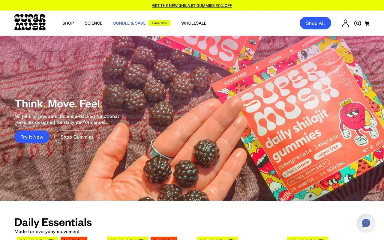 SuperMush - Homepage