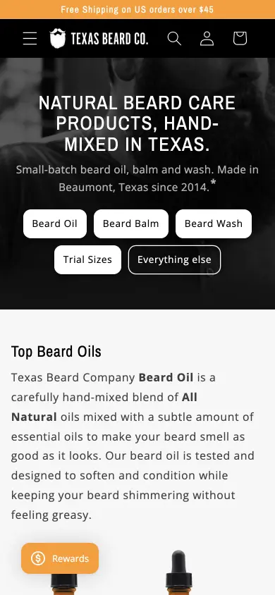 Texas Beard Company - Mobile