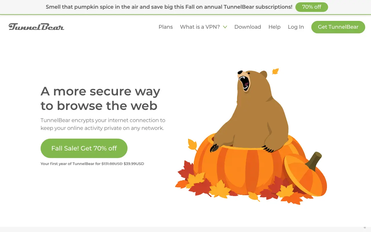 TunnelBear - Homepage