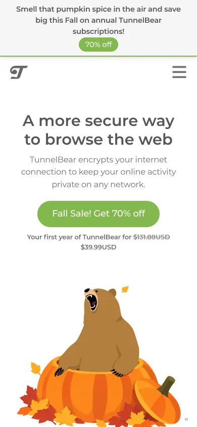 TunnelBear - Mobile