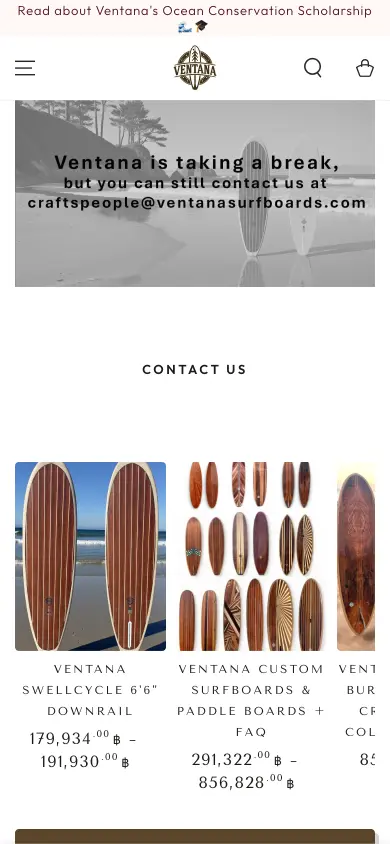 Ventana Surfboards - Mobile