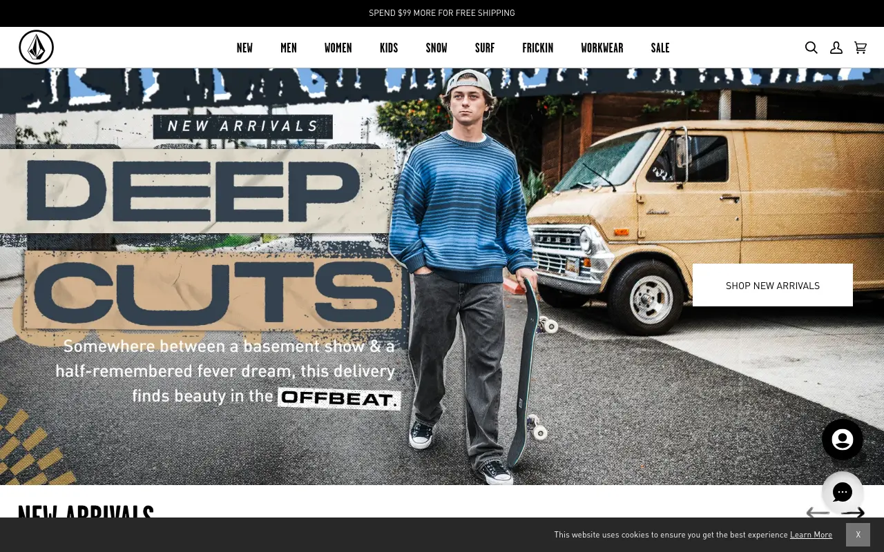 Volcom - Homepage