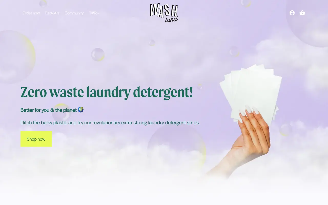 Washland - Homepage