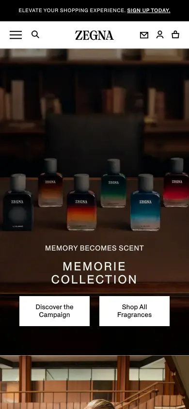 Zegna - Mobile
